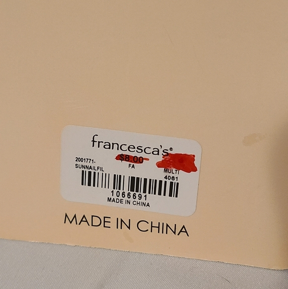 Mini Nail File Set Keychain Sun/Flowers - Picture 4 of 5